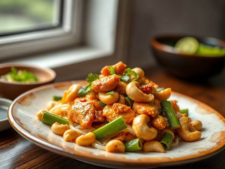 Stir-fried Chicken with Cashews