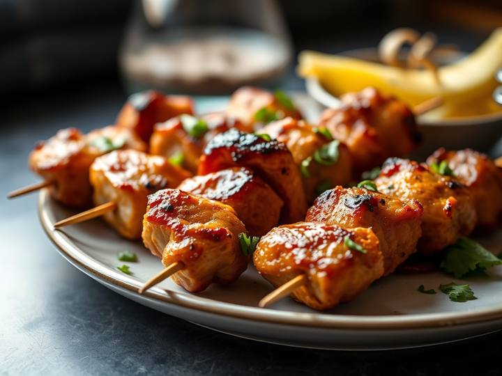 Tandoori Chicken Skewers