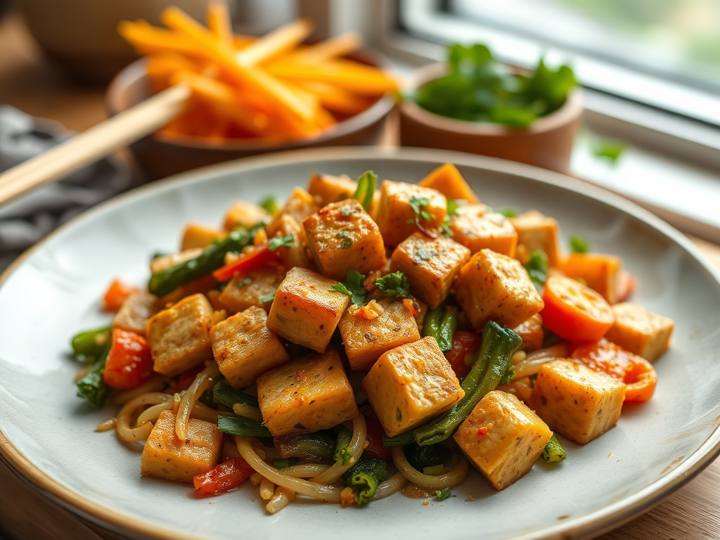 Tofu Vegetable Stir-fry