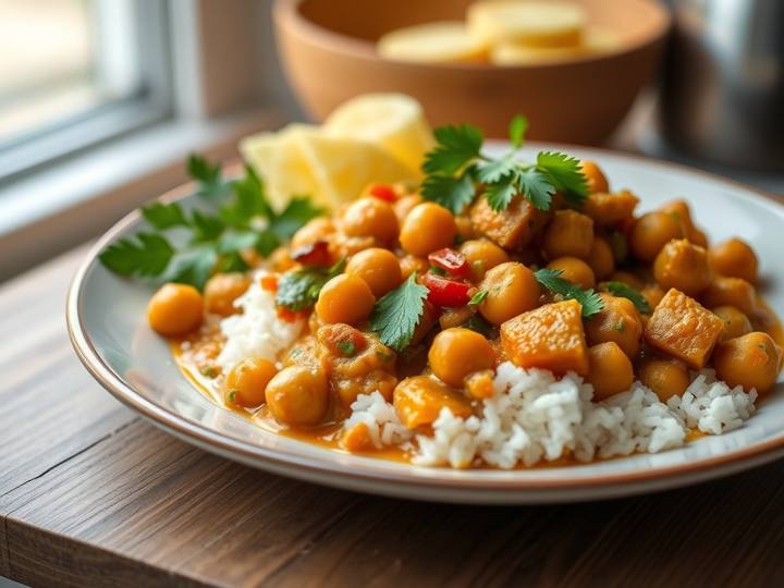 Hearty Vegetable and Chickpea Curry