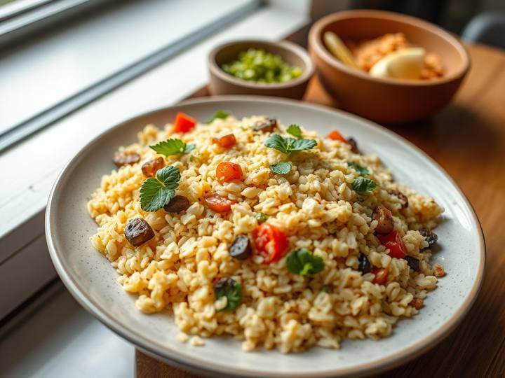 Vegetable Oats Upma