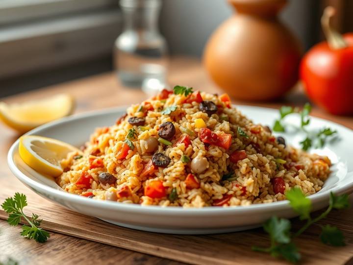 Brown Rice Vegetable Pulao