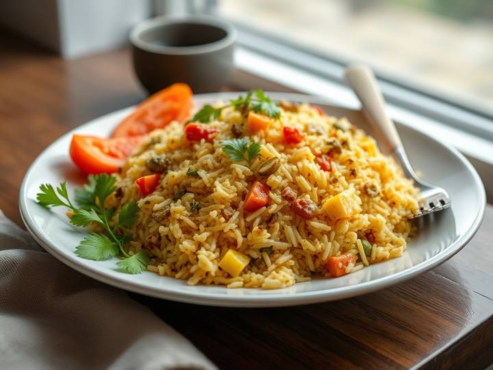 Mild Vegetable Pulao