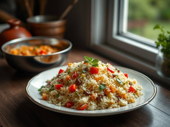 Pressure Cooker Vegetable Pulao