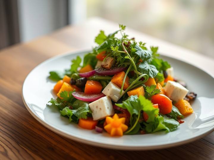Paneer Vegetable Salad