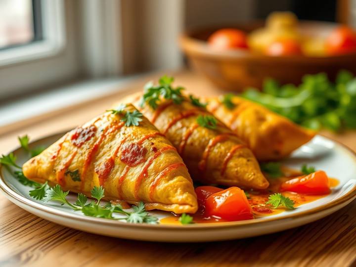 Baked Vegetable Samosa