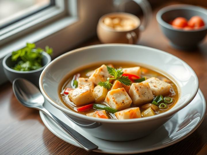 Hearty Vegetable Tofu Hot Pot