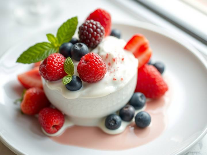 Yogurt with Berries